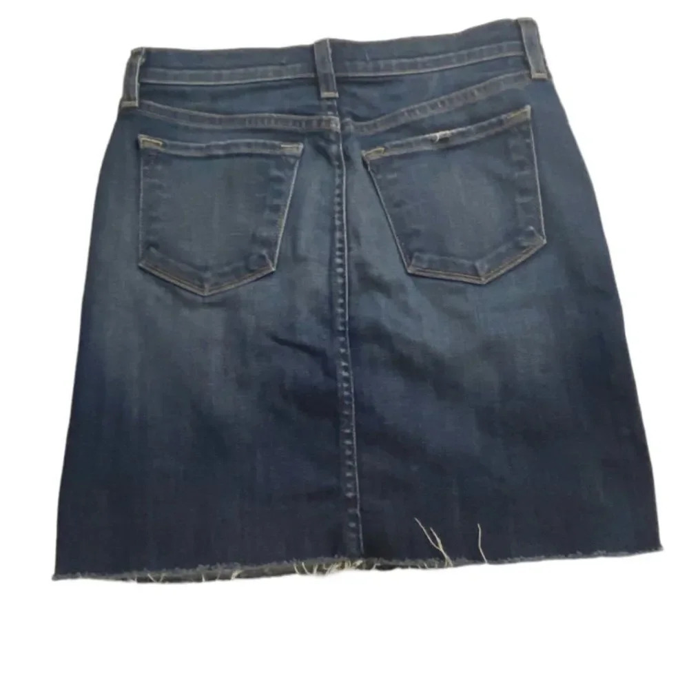J Brand Rosalie Skirt Isolated EUC mini skirt raw hem Sz 25 - Picture 2 of 9